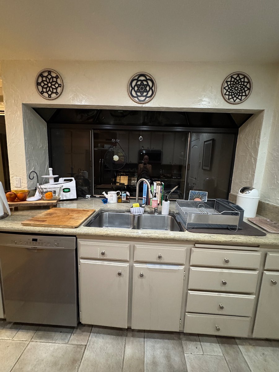 Kitchen view outside