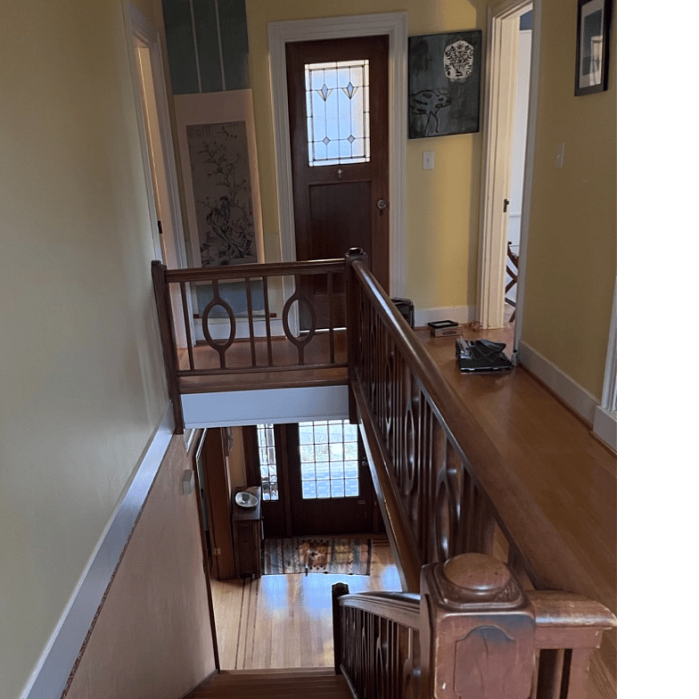 Bathroom is down the hall from your room
