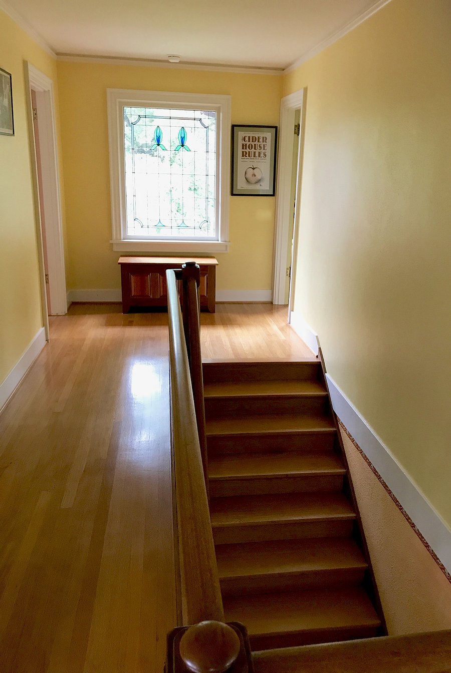 Stairs down to main floor