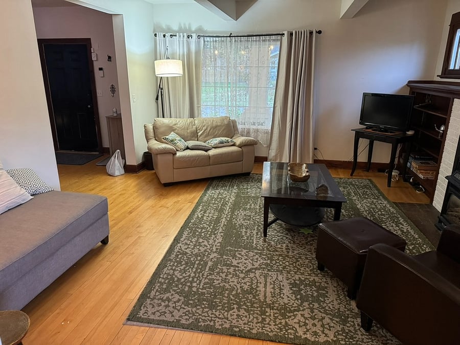 Living room from dining room