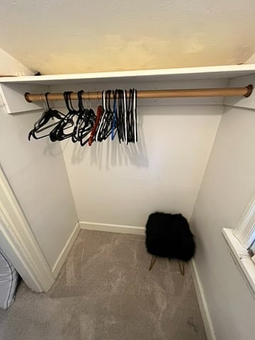 Master bedroom walk in