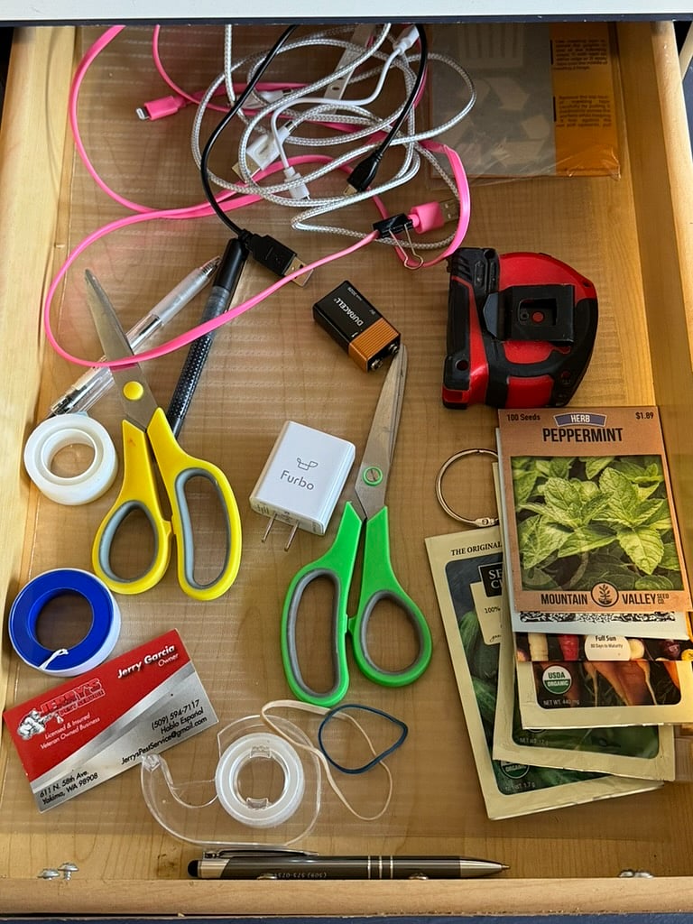 Junk drawer staples