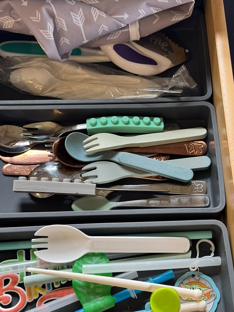 Silverware--For families traveling with children.