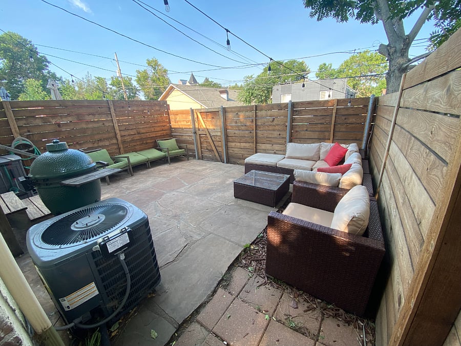 Patio with Seating and Grill