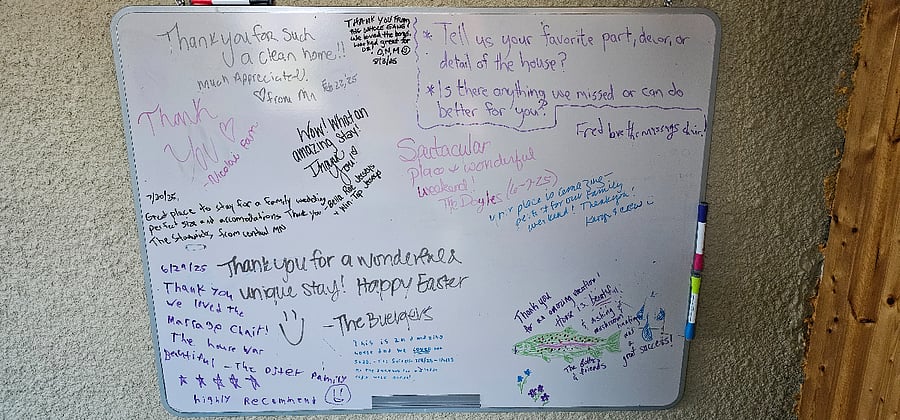 Reviews left from previous guests.