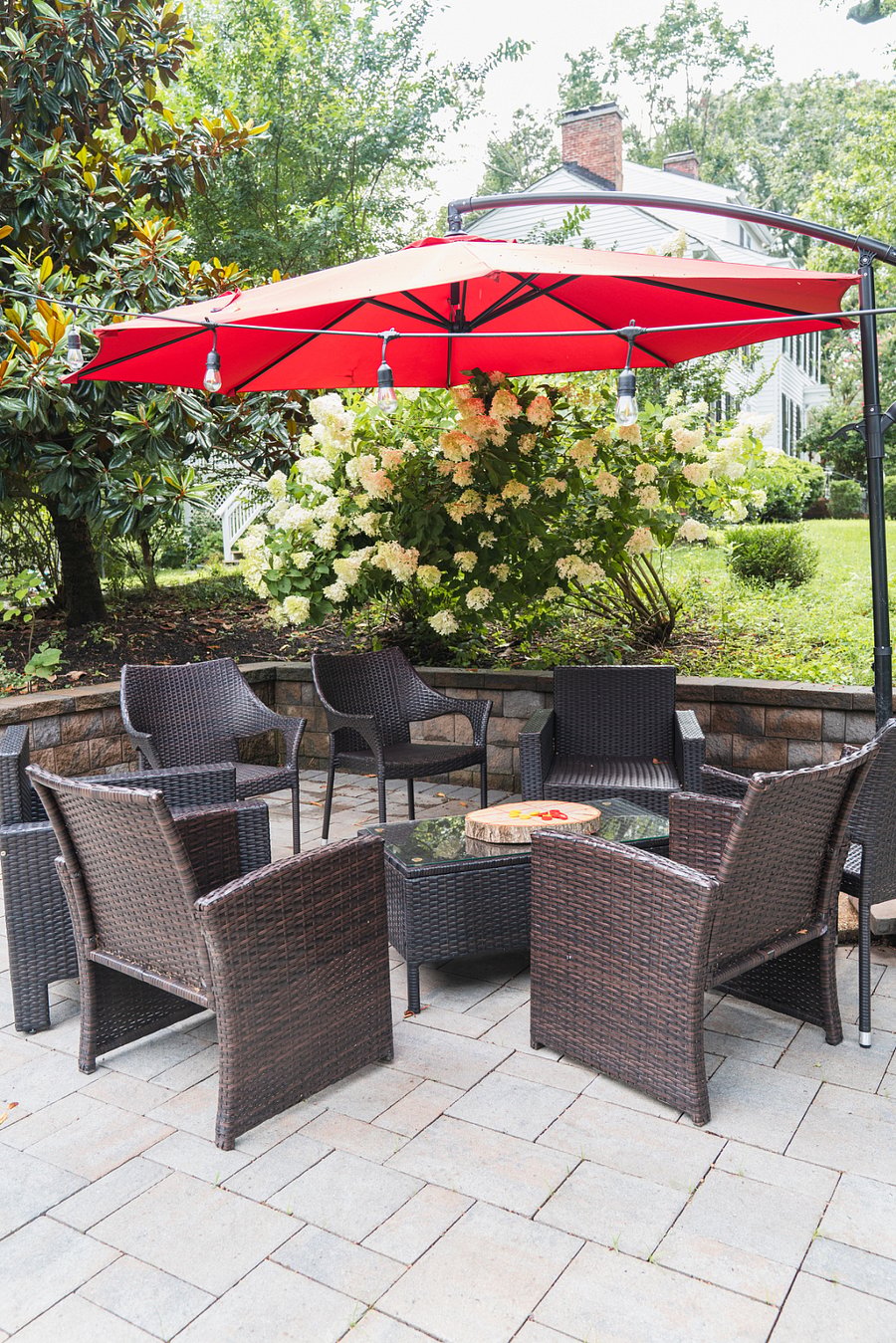 Outdoor seating area