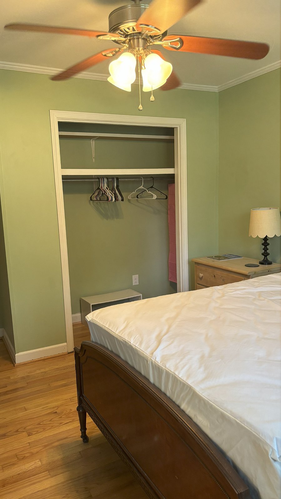 Regular closet for clothes and storage