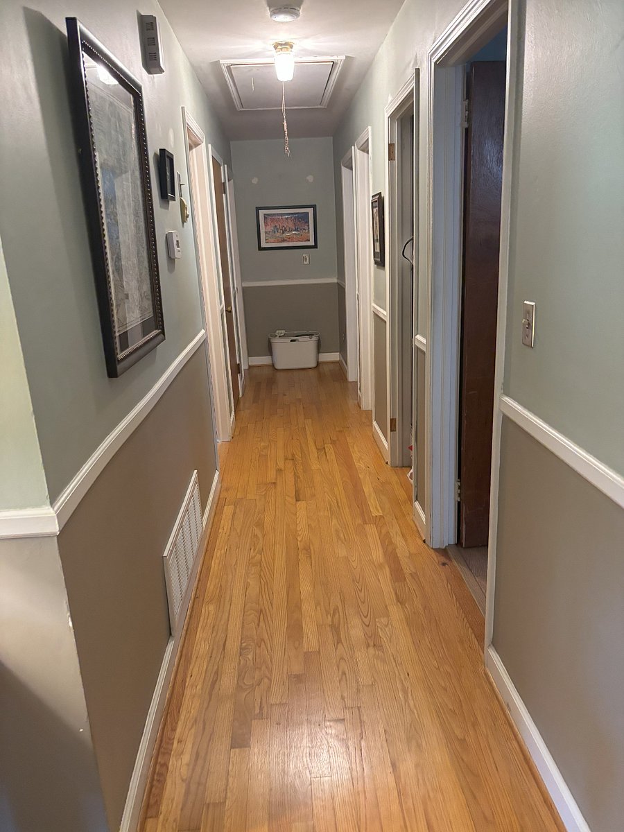 Shared hallway to bedroom
