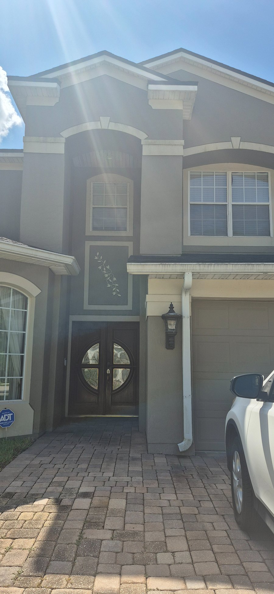 Entrance to the house