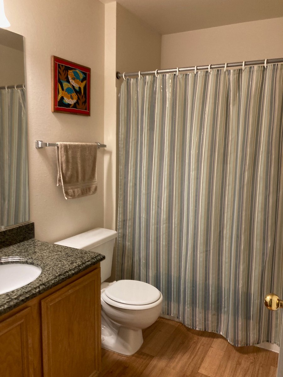 Separate bathroom of the kitchen