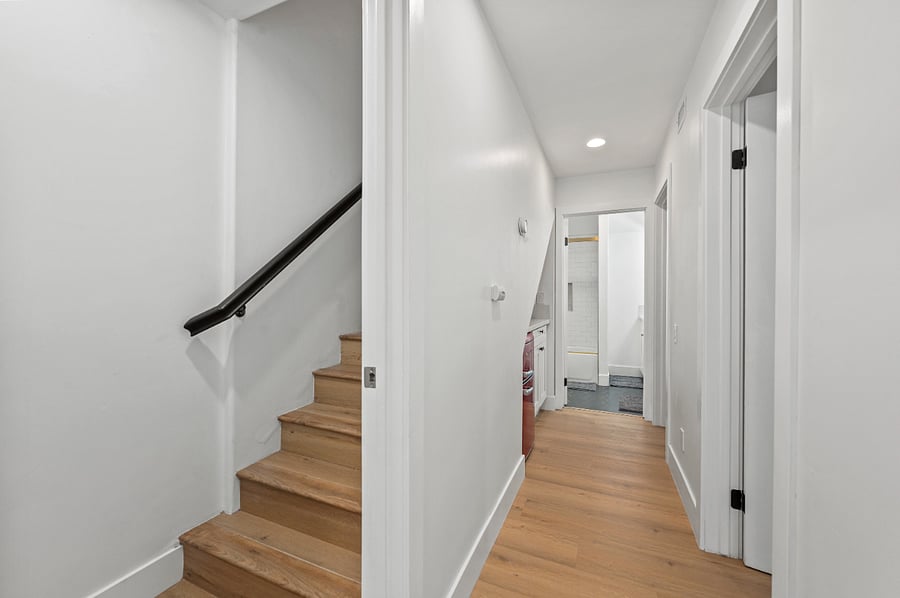 Lower level hallway