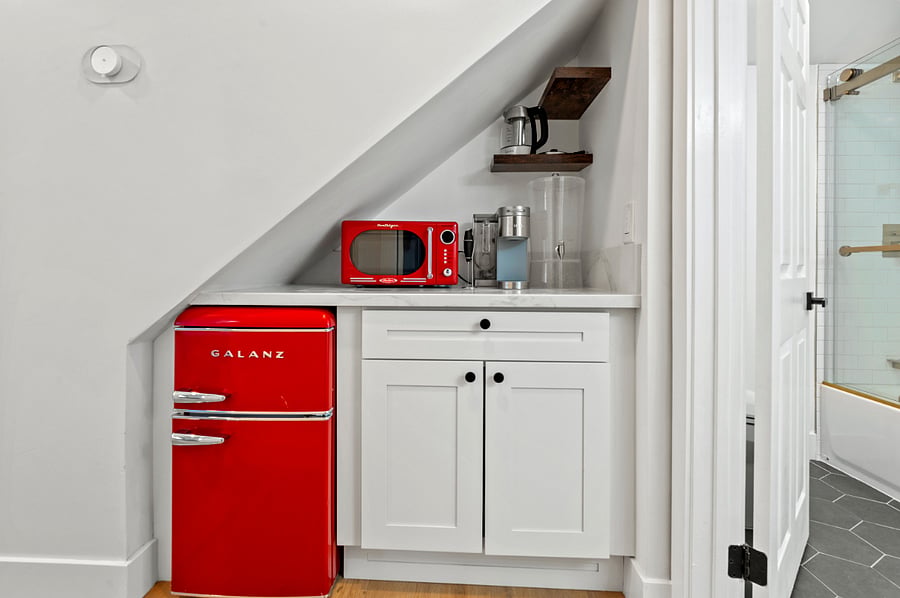 Kitchenette/coffee station, lower level