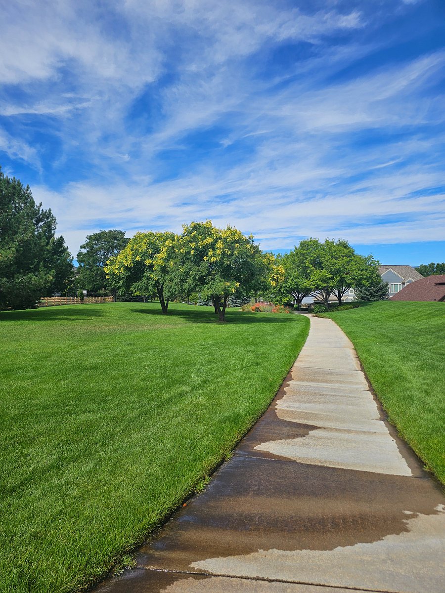 View from one of the walking areas in the neighborhood, close to the home