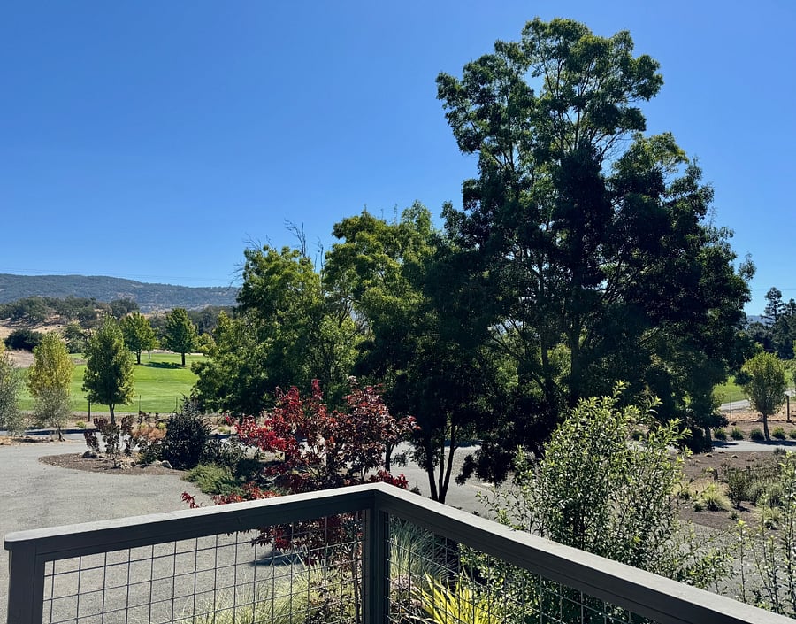 View from the side deck entrance.