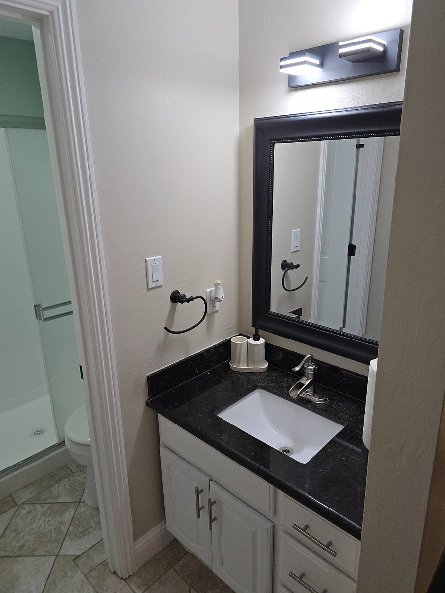 Entrance to private bathroom