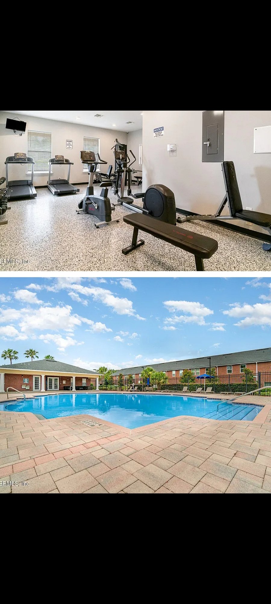 Pool and gym