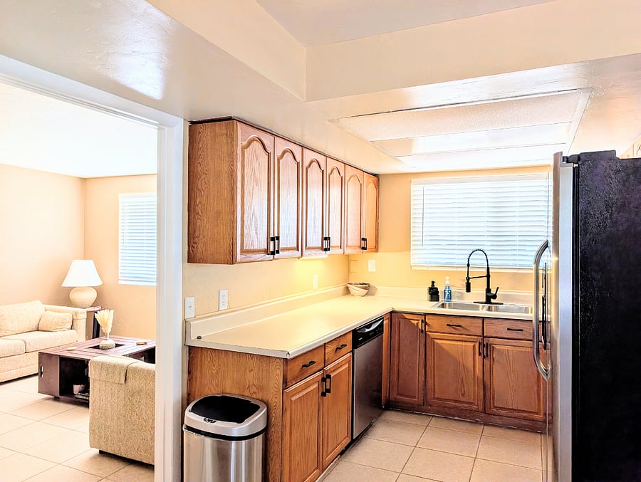 Kitchen connects back into the family that takes you back to the entrance of the home
