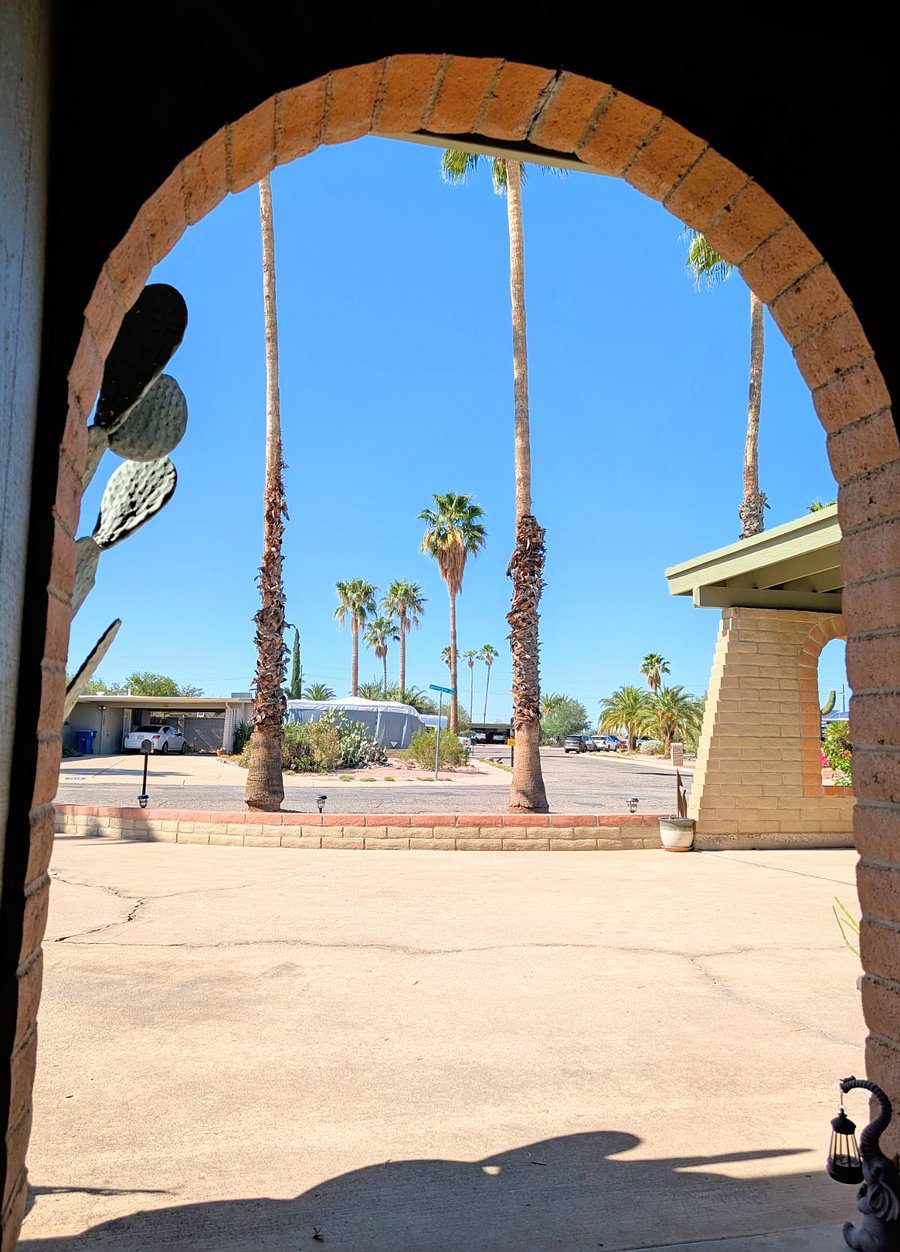 View from the front door