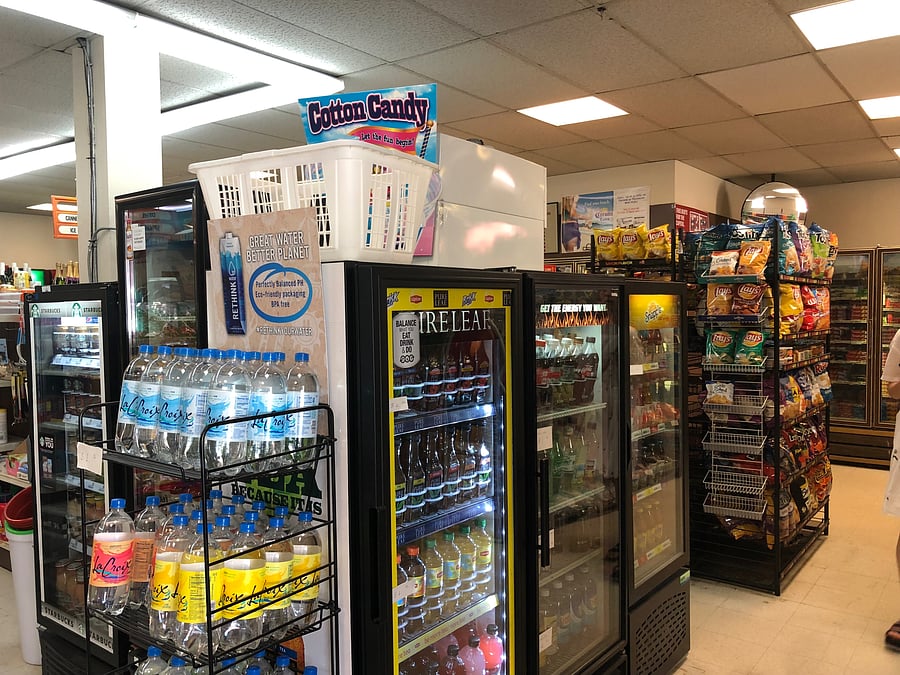 Mini mart inside the complex