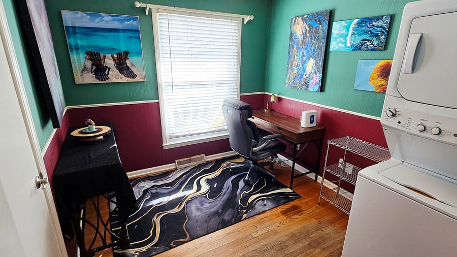 Office/laundry/bonus room.
