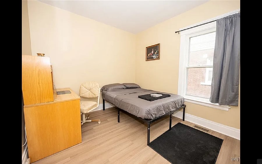 Black Room - Second Bedroom - Downstairs Unit
