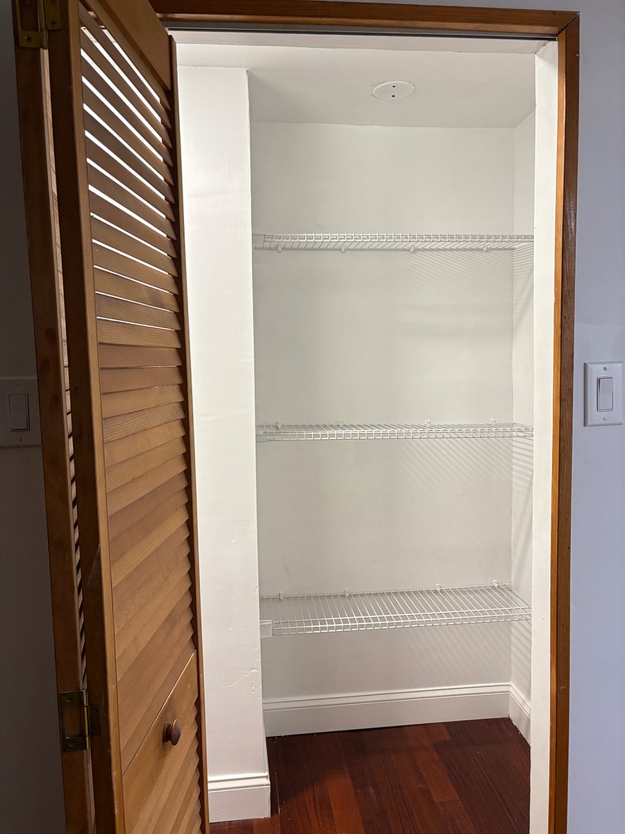 Ample closet and storage space