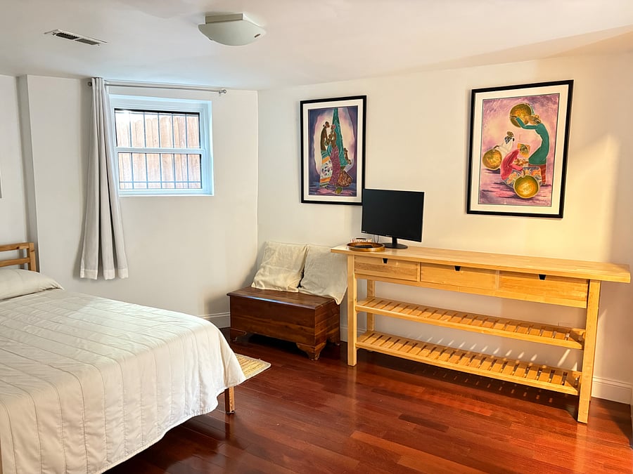 Spacious bedroom