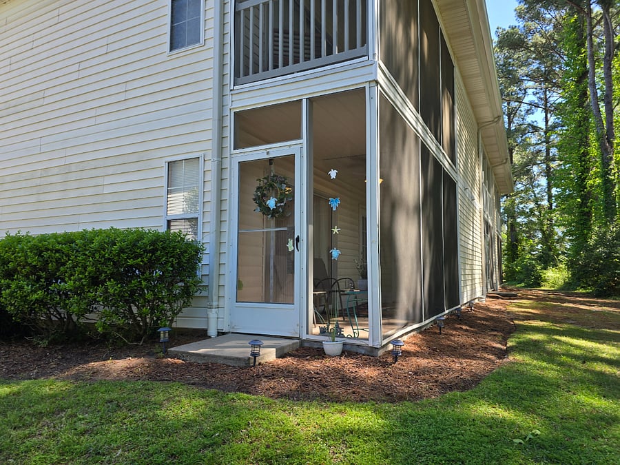 outdoor view of patio