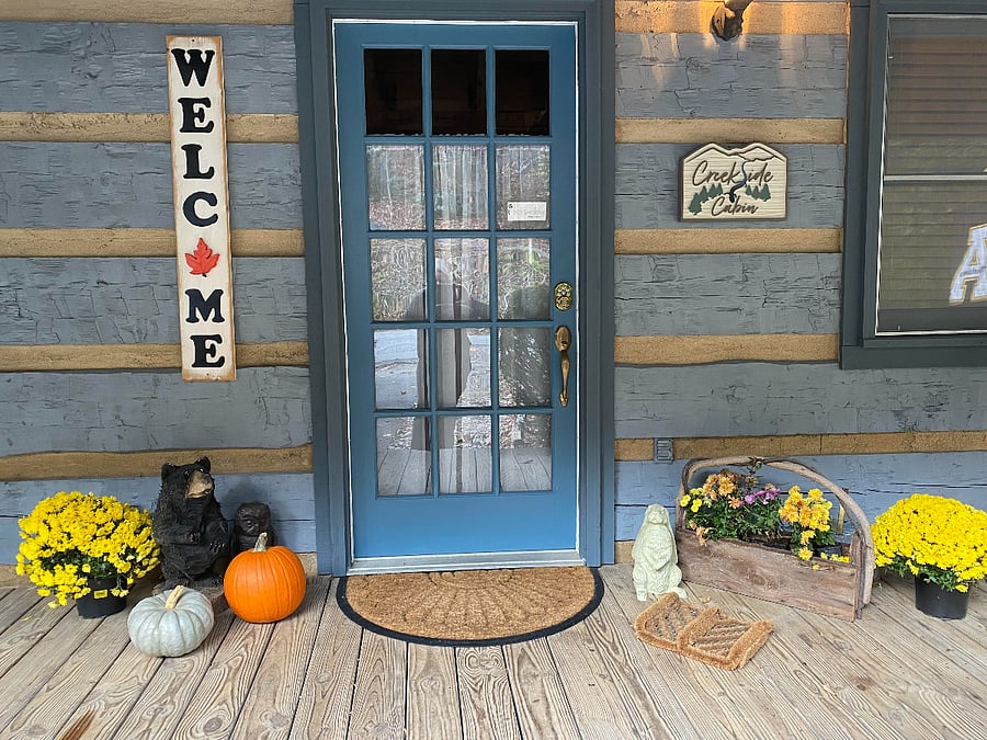 Front door.