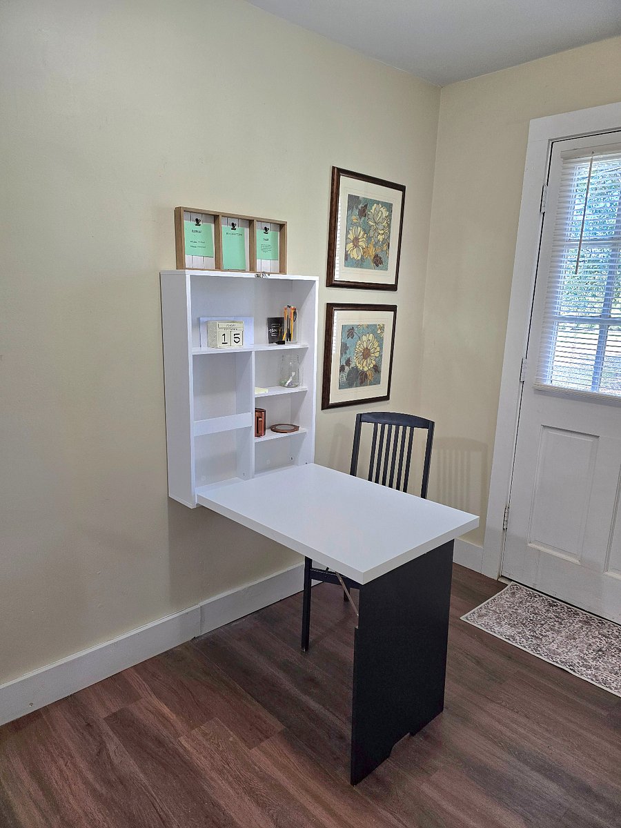 Work area with murphy desk.