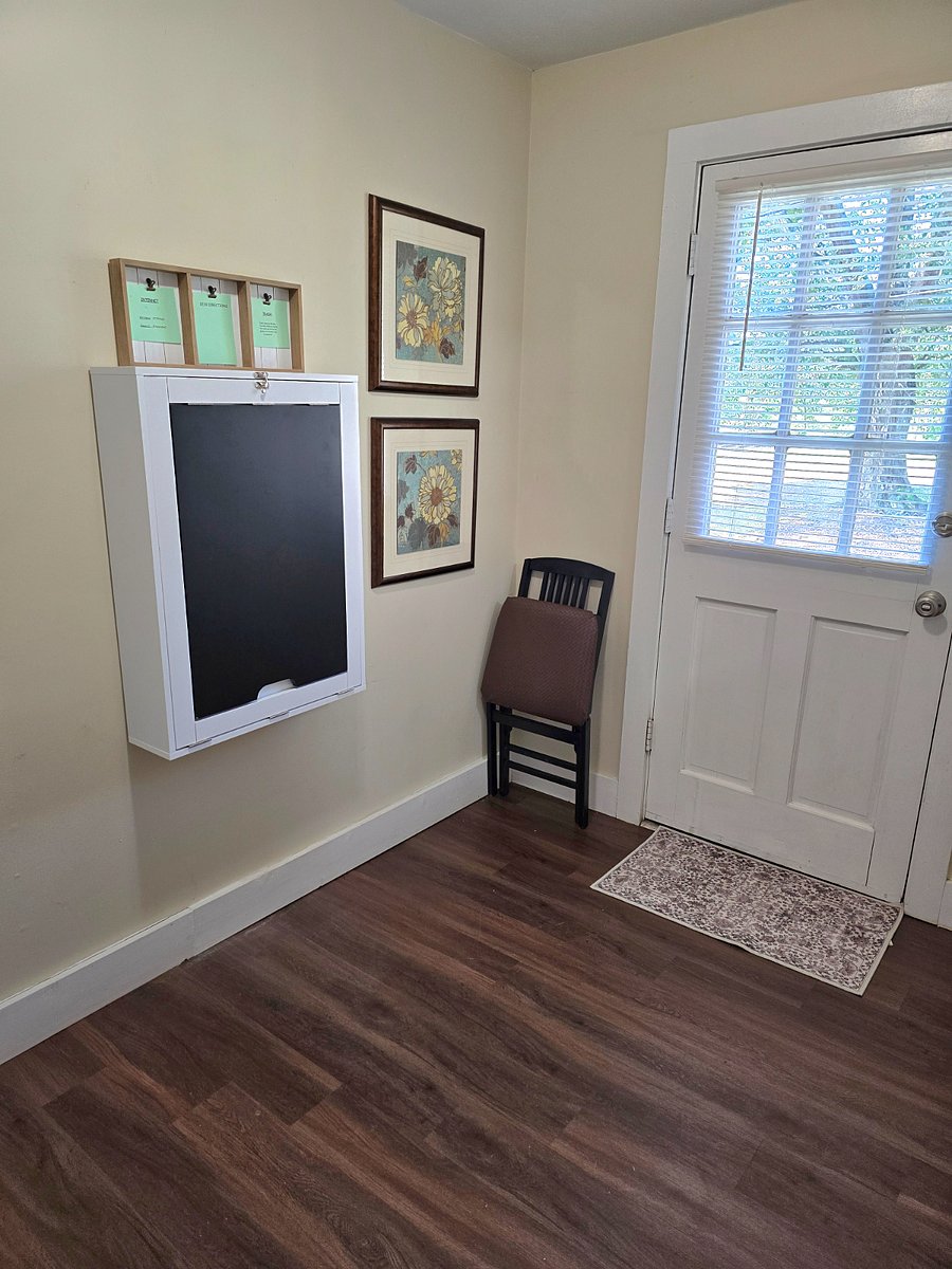 Flex space with fold out desk