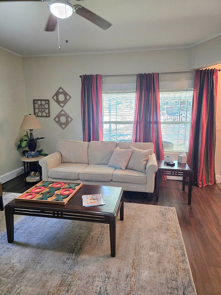 Living room with comfy couch