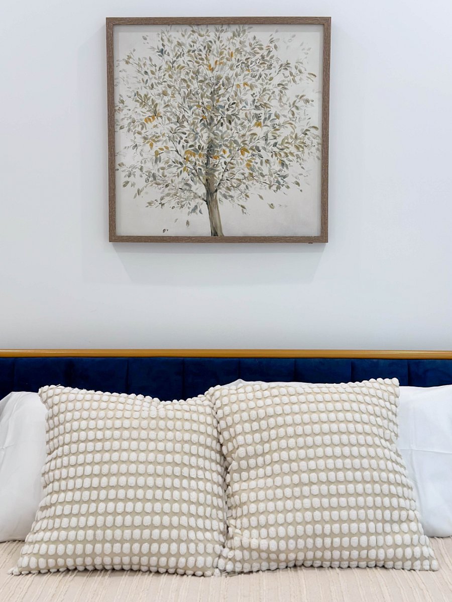 Peaceful furnished bedroom for travel professionals