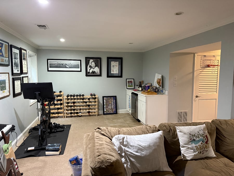 semi-private rec room - wet bar