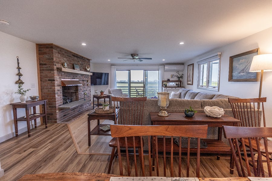 Open concept Living space
