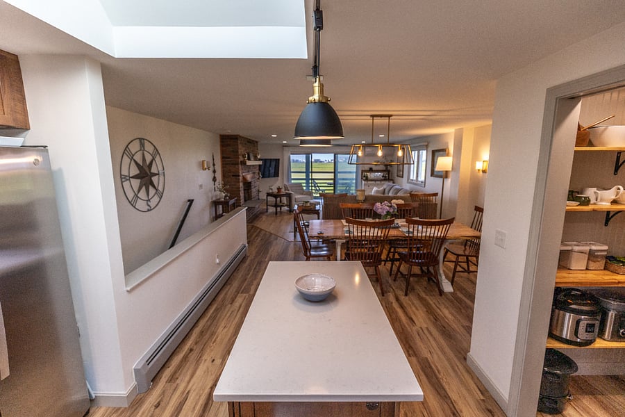 Open concept living space