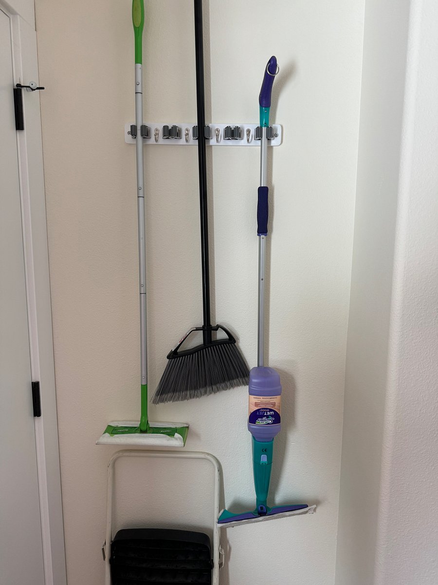 We have all the cleaning supplies needed, including a vacuum