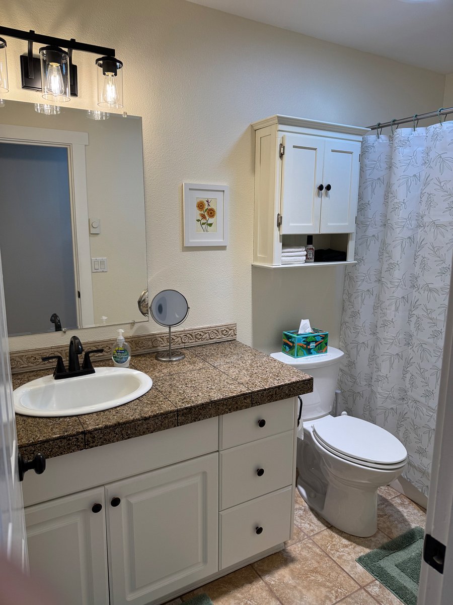 Hallway bathroom