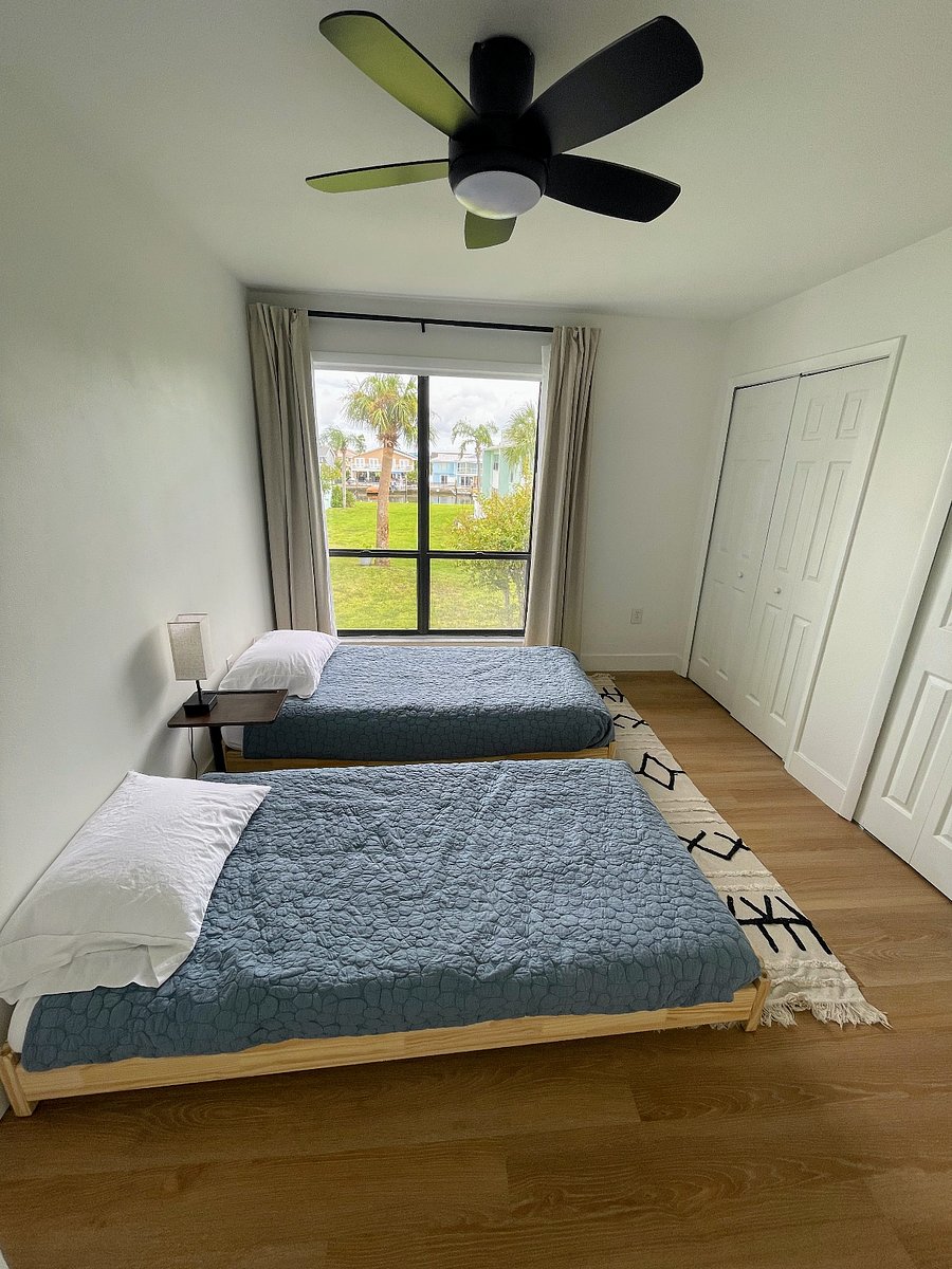 Bedroom 2 set up with two twin beds