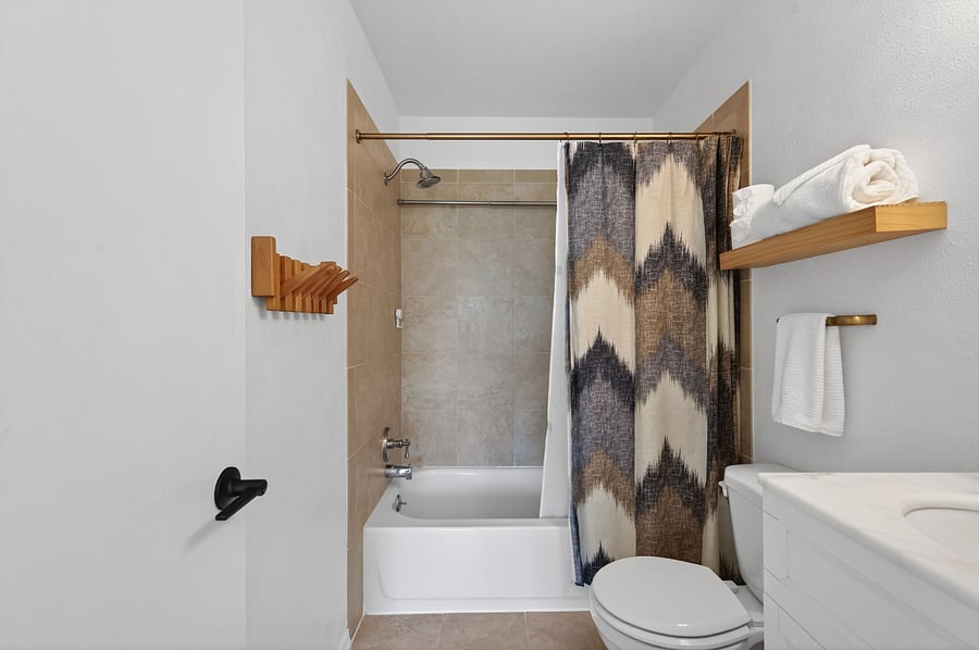 Hallway bathroom
