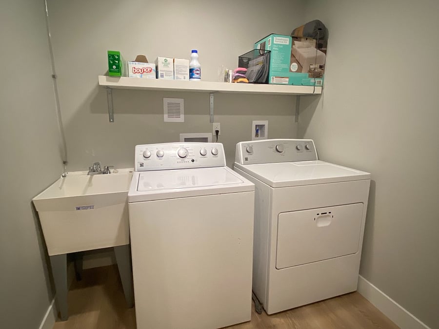 Private laundry room