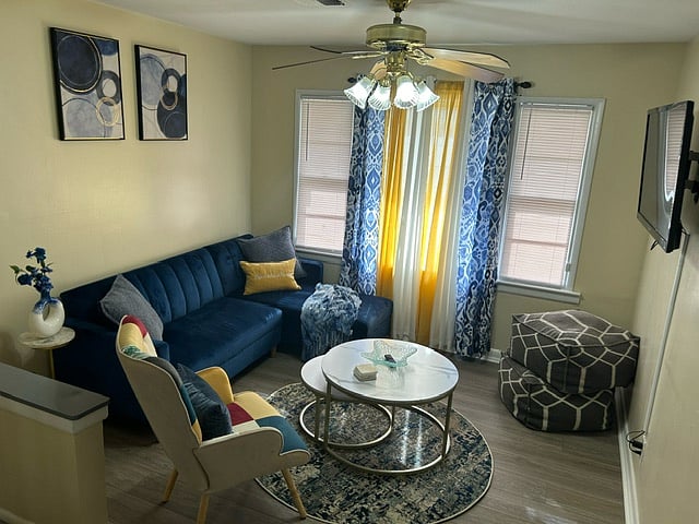  A delightful bonus room designed for you to unwind, relax, and savor your favorite movie in comfort.