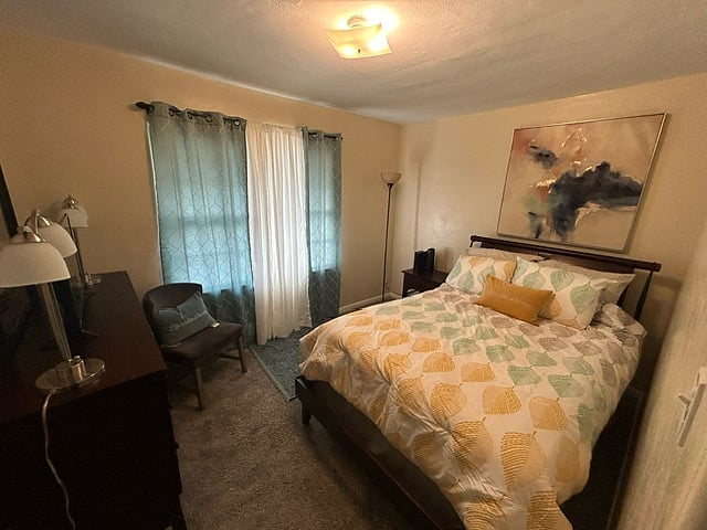 Discover a beautifully crafted bedroom design that prioritizes your comfort, eagerly awaiting your personal touch.