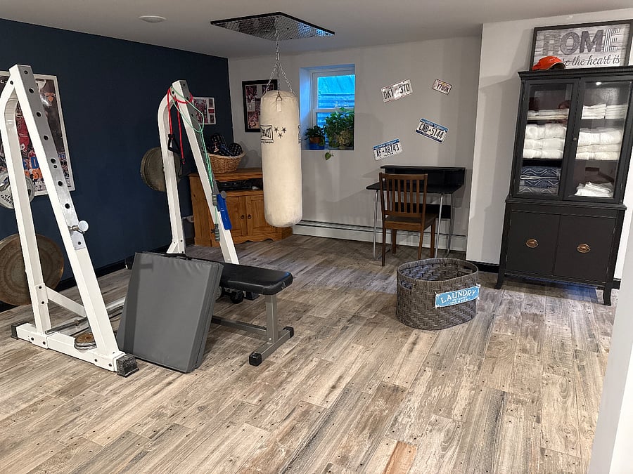 Small workout area
