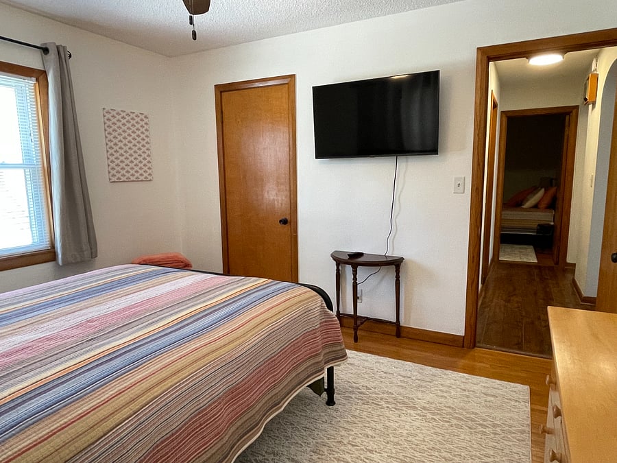 west bedroom and hallway