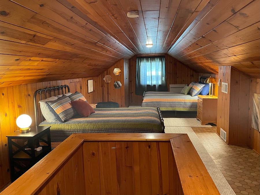 bedroom on upper level