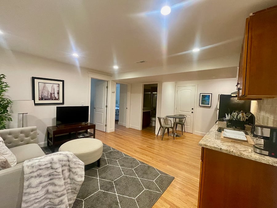 updated photo of living area with tv added