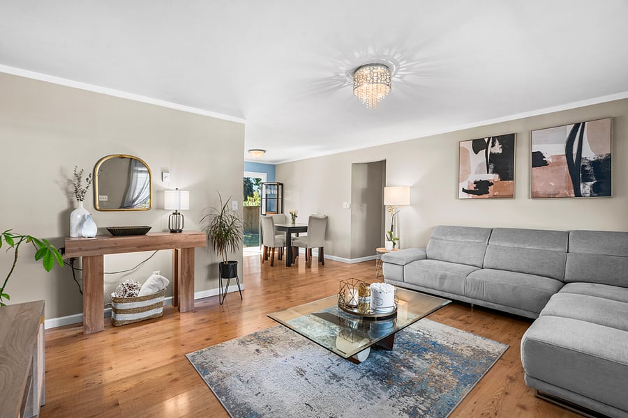Living and dining room