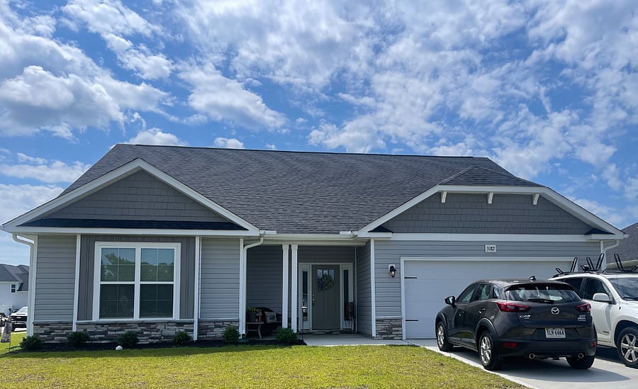 Outside view of our home.