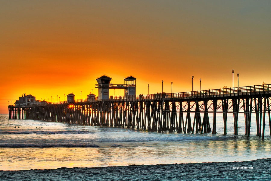 Enjoy beautiful sunsets from West Coast's longest wooden pier